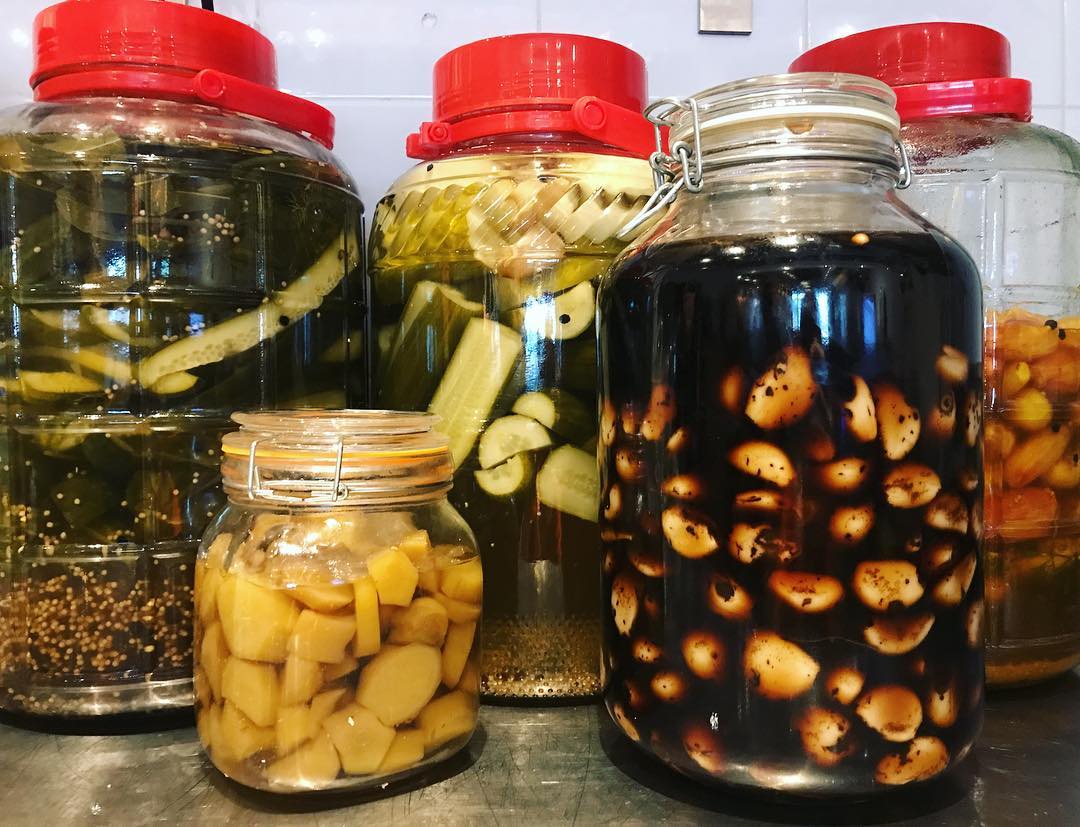 Happy Friday! We are already busy making our homemade pickles for the upcoming Friday nights! @vinoycoibiza #vinoyco #vinoycoibiza #homemade #pickles #pickledonions #bistro #winebar #winelovers #ibiza #ibizawineshop