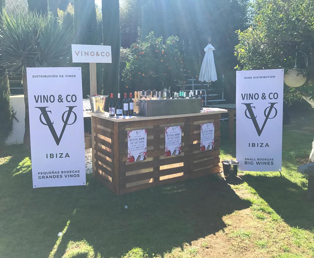 Our stand today at We Are FaceFood! Drop by for a chat and a glass! @vinoycoibiza @facefoodmag #wearefacefood #facefood #ibiza #atzaro #winetasting